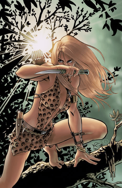 cover of Moonstone Books' Sheena #1 by Nicola Scott