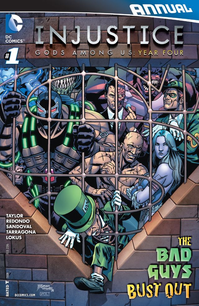 injustice gods among us year four annual 1 cvr