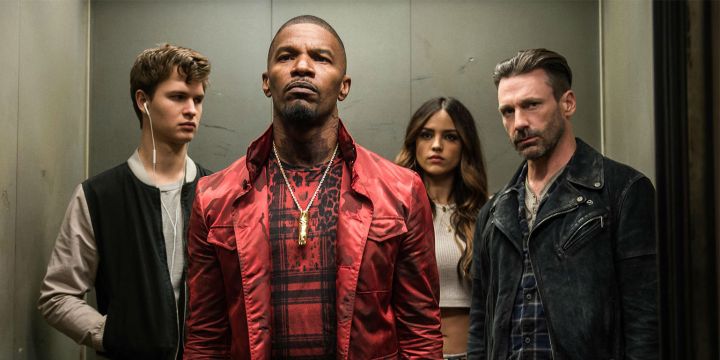 baby driver review jon hamm jamie foxx elza gonzales ansel elgort