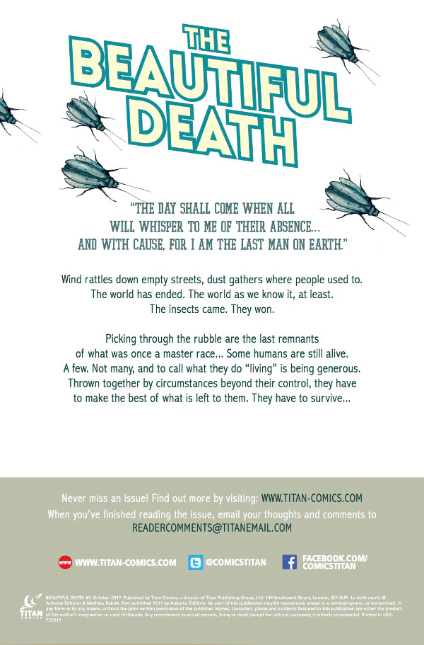 The Beautiful Death #1 Page 1