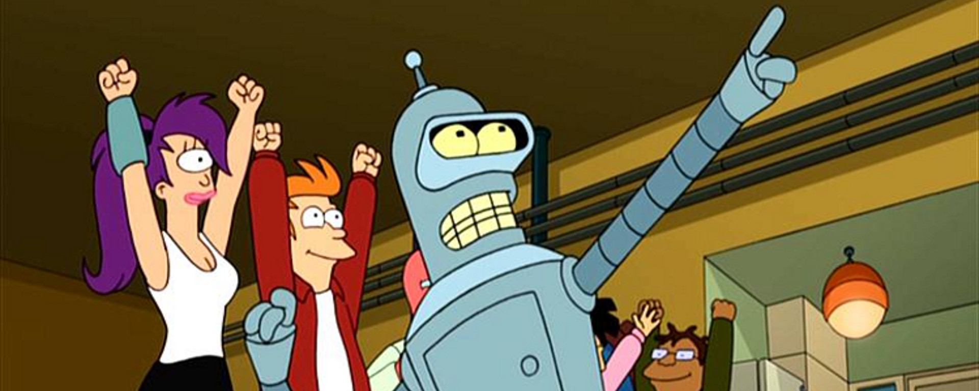 Futurama We're Back Baby Header