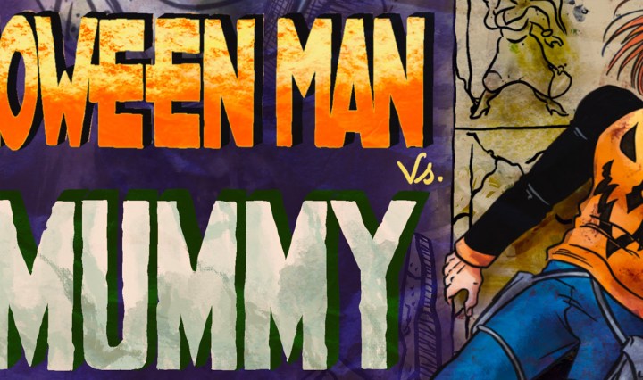 Halloween Man Vs. The Mummy Header