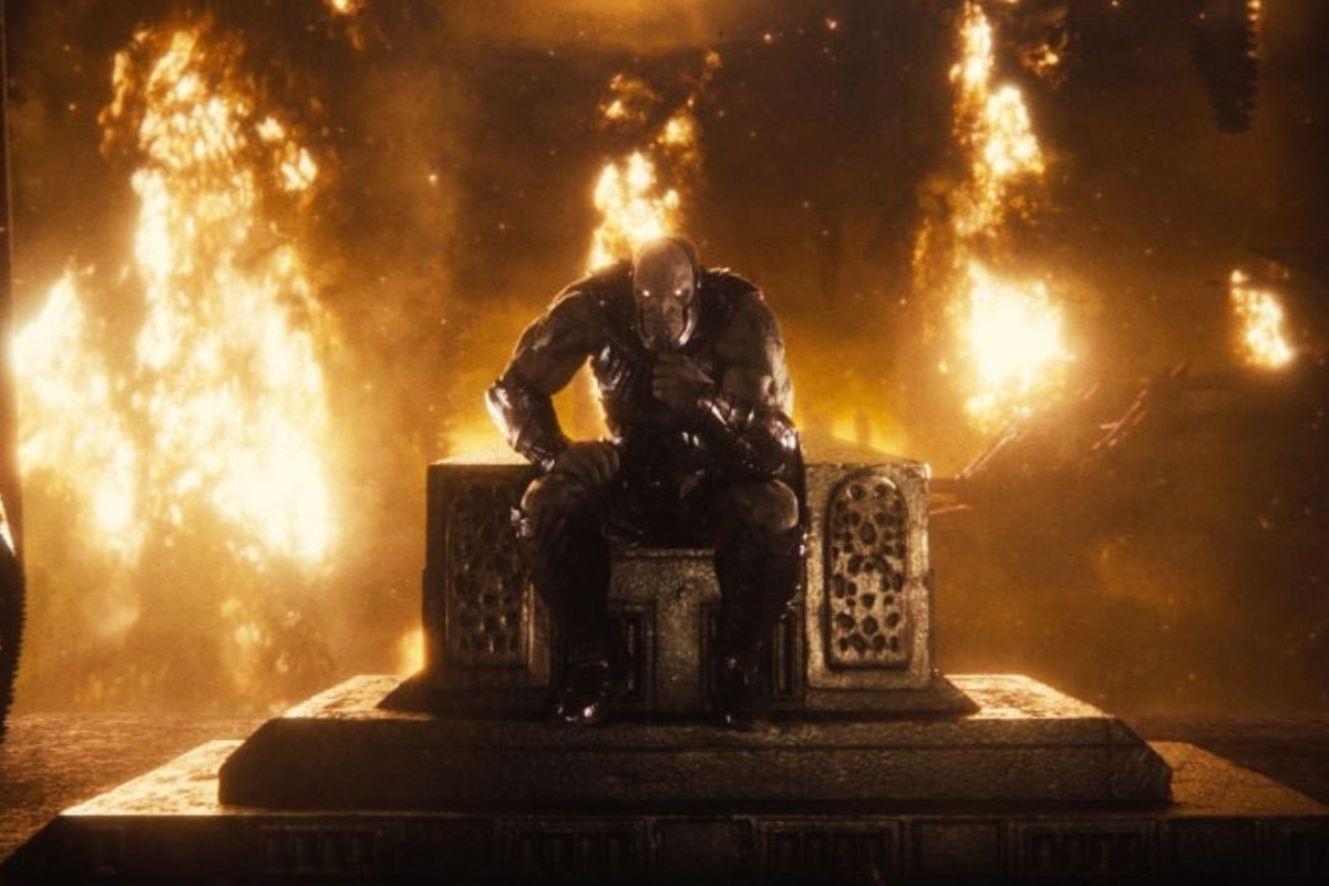 Darkseid on Throne in Snyder Cut