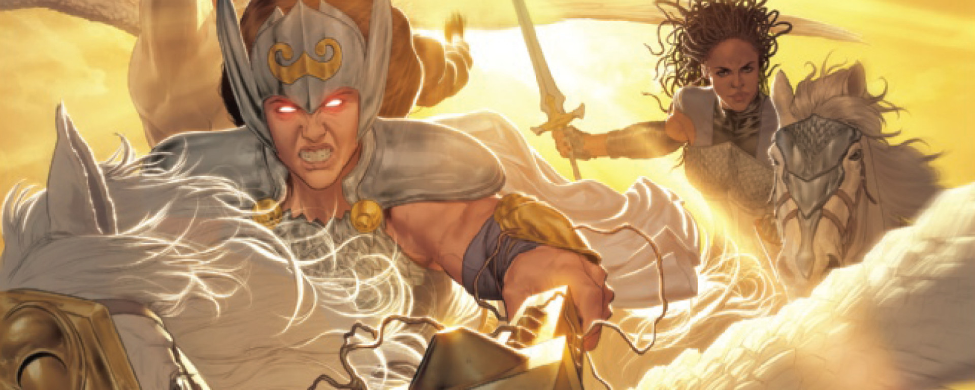 The Might Valkyries #1 Header