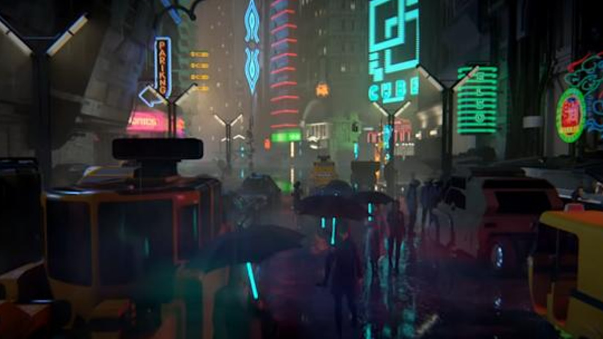 Blade Runner Black Lotus Los Angeles Street