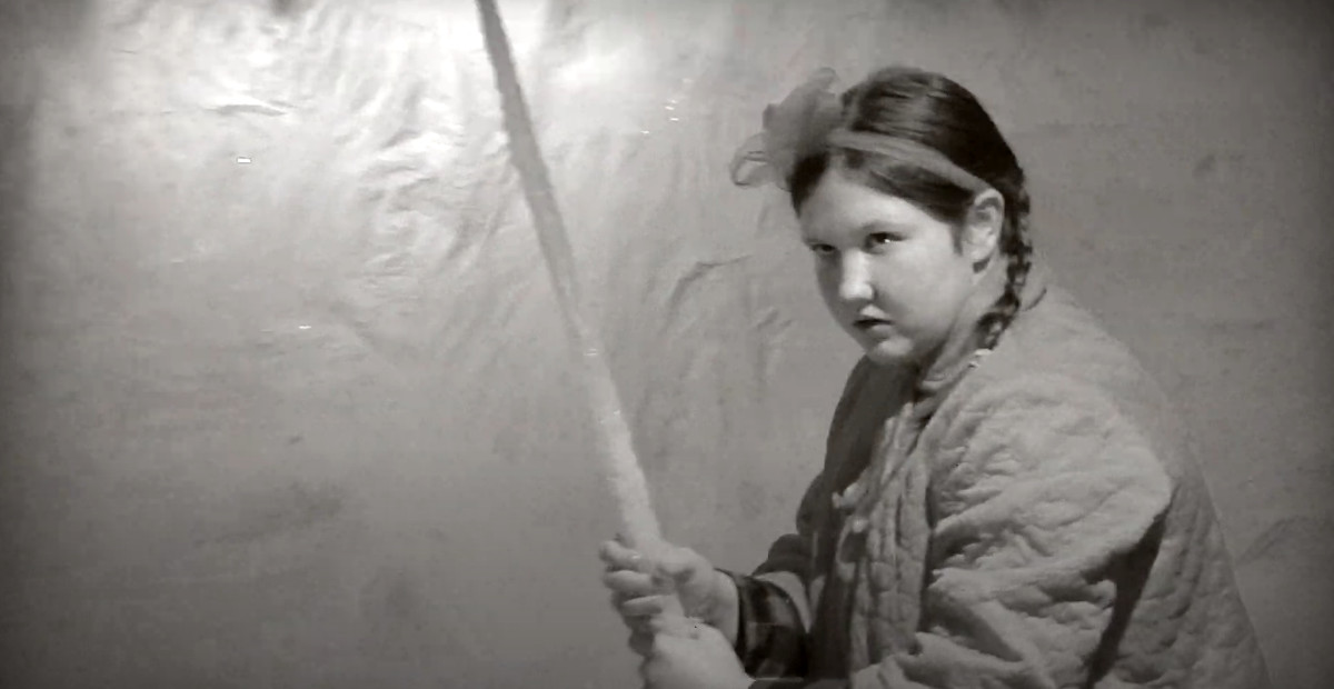 The Mihmiverse Holiday Special Evenlyn Johnson with Ice Sword