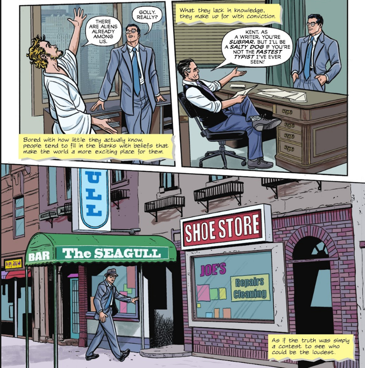 Superman Space Age #1 Page 2 Cropped