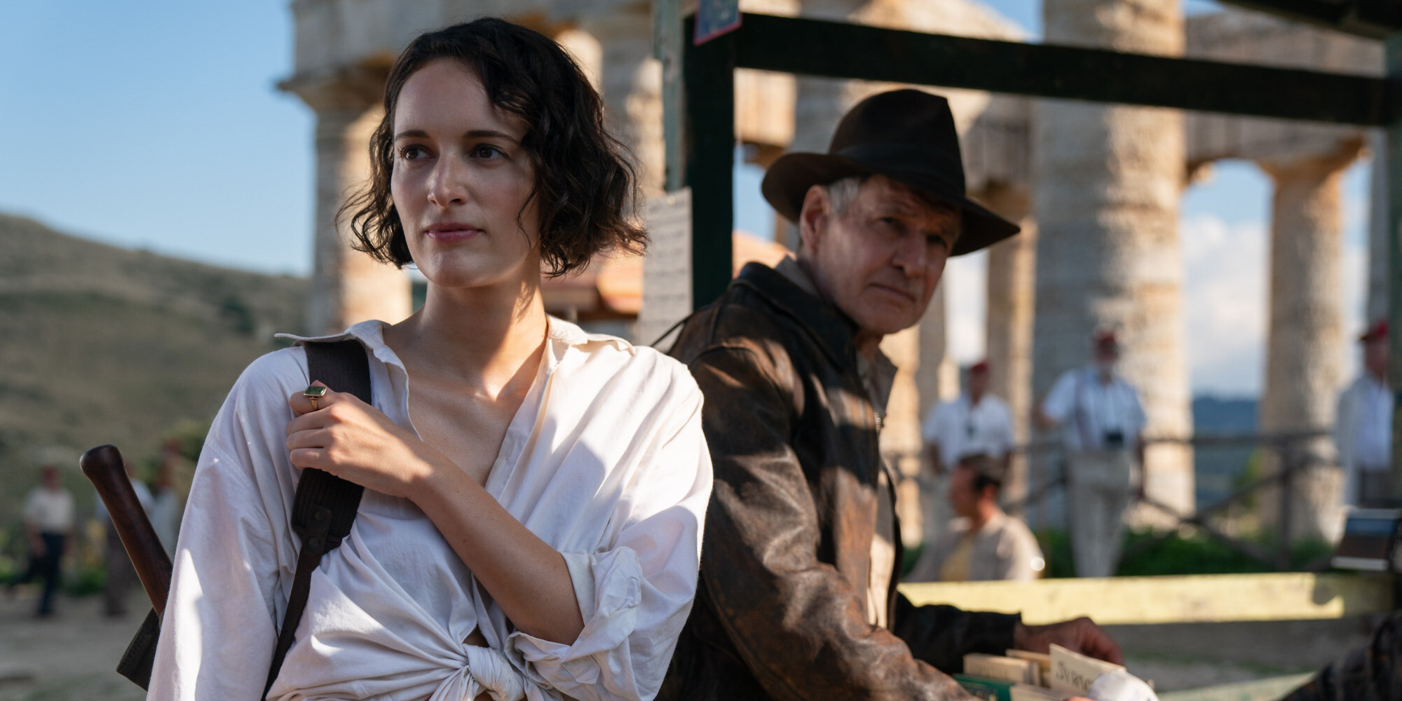 Indiana Jones and Helen Shaw in the DIal of Destiny