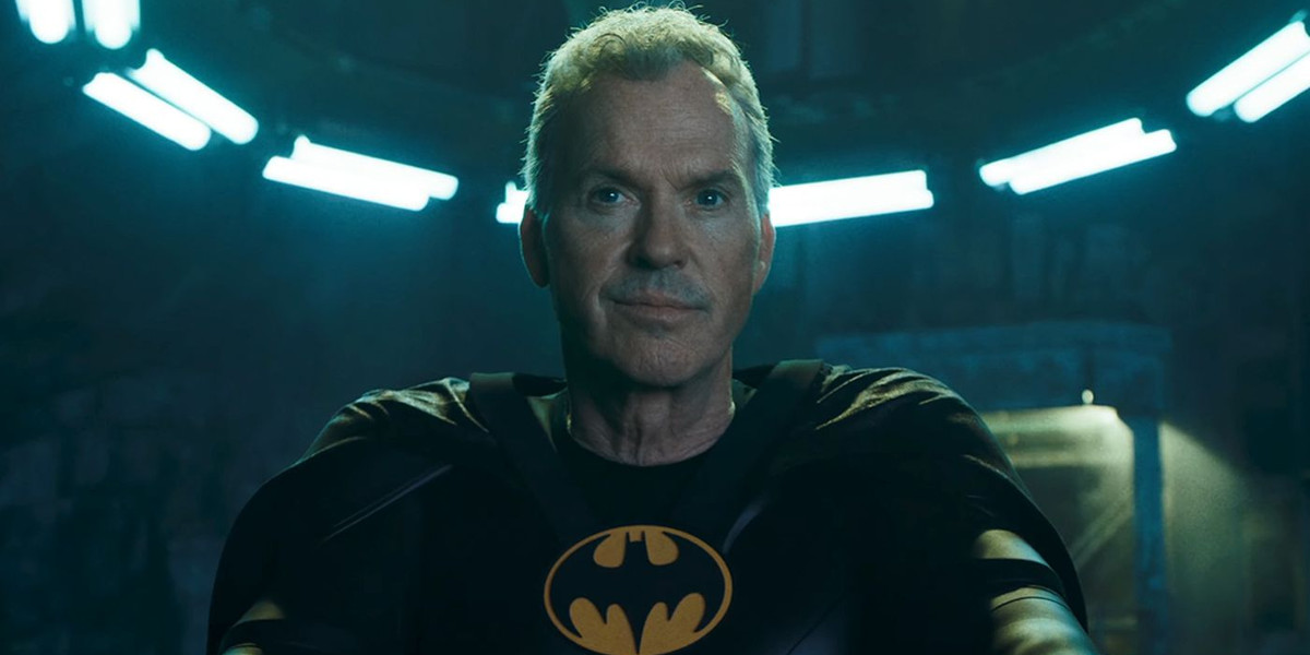 Michael Keaton as Batman in The Flash