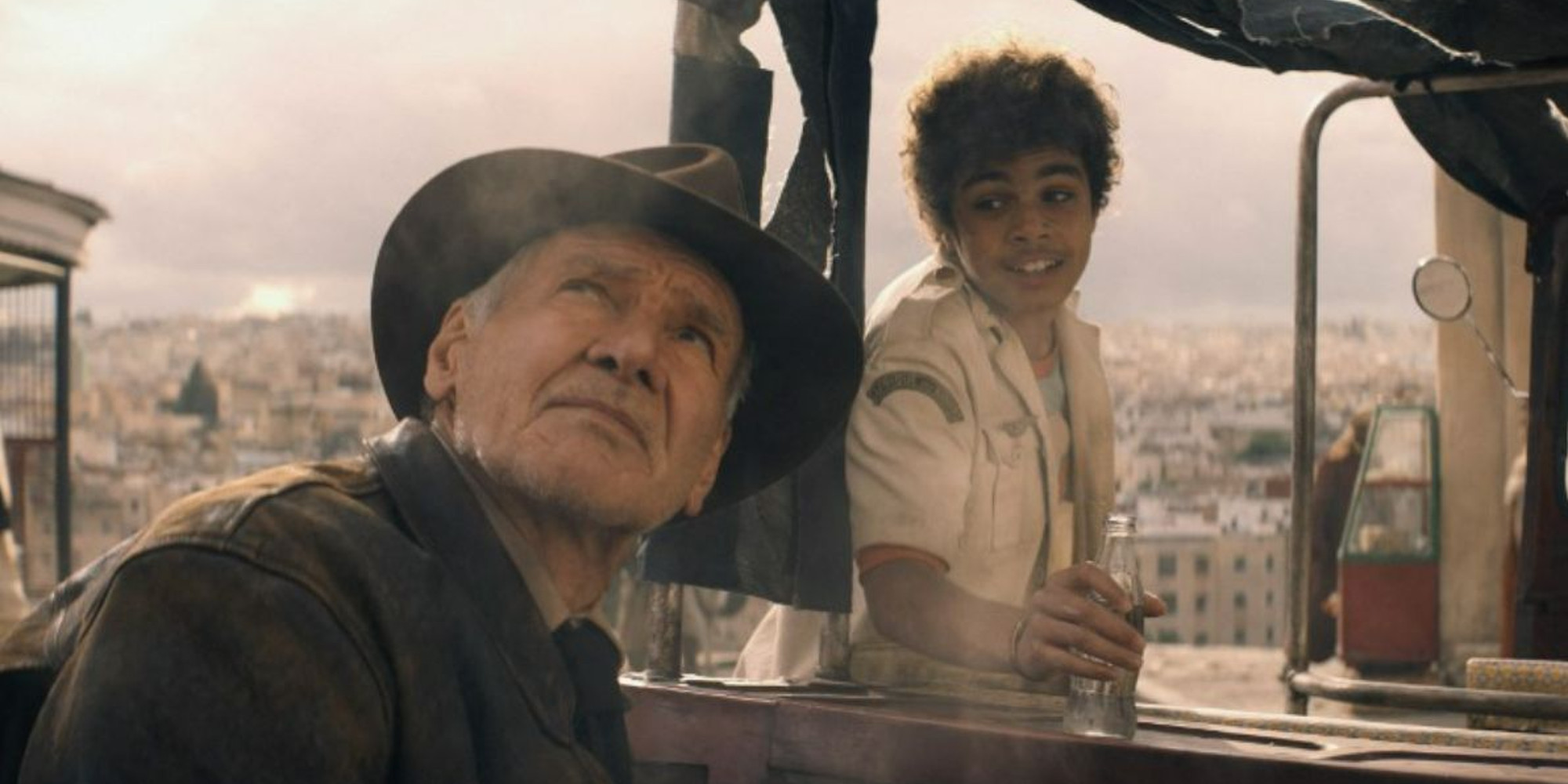 Teddy and Indy in Indiana Jones and the Dial of Destiny