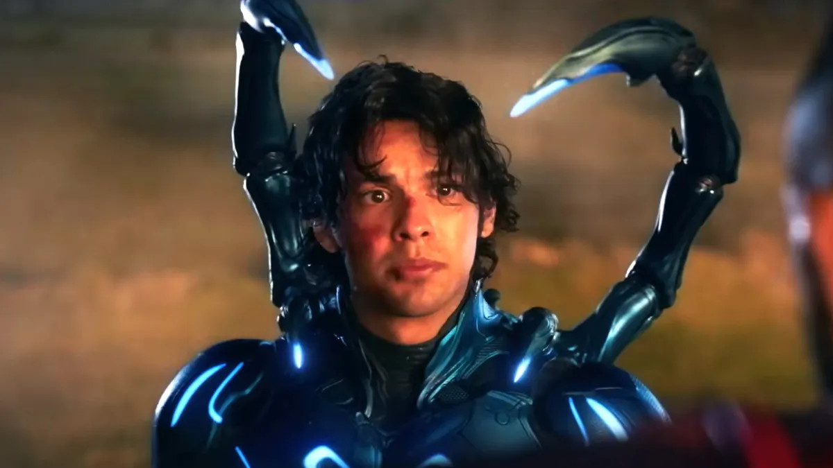 Xolo Maridueña as Jaime Reyes in Blue Beetle