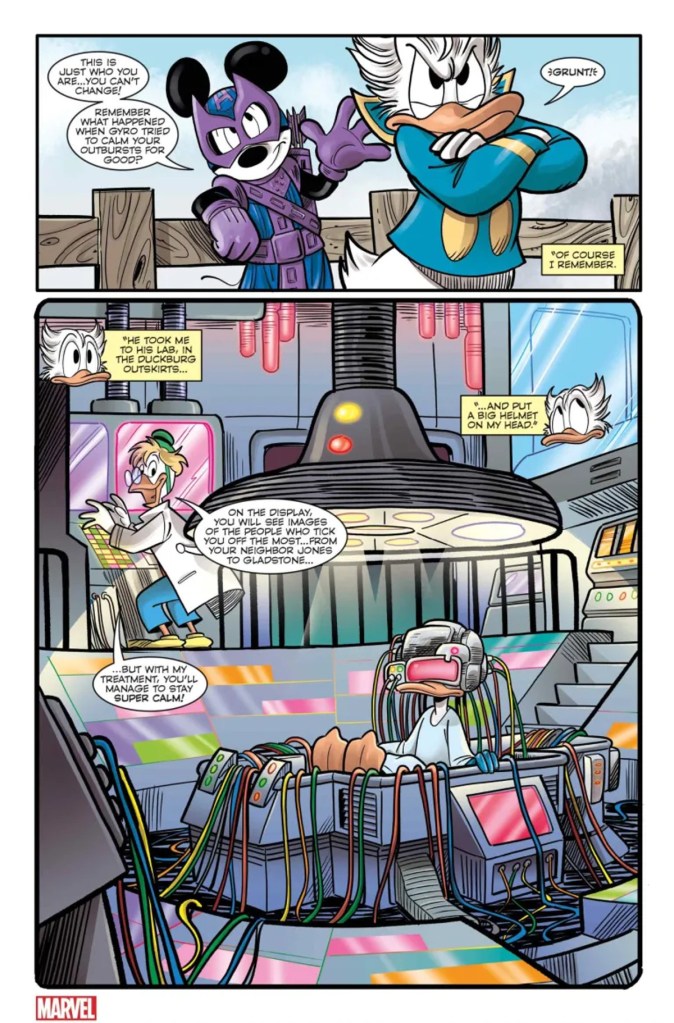 Hawkeye Mickey and Wolverine Donald