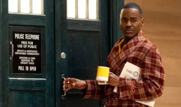 The Doctor waking up in Doctor Who Joy to the World