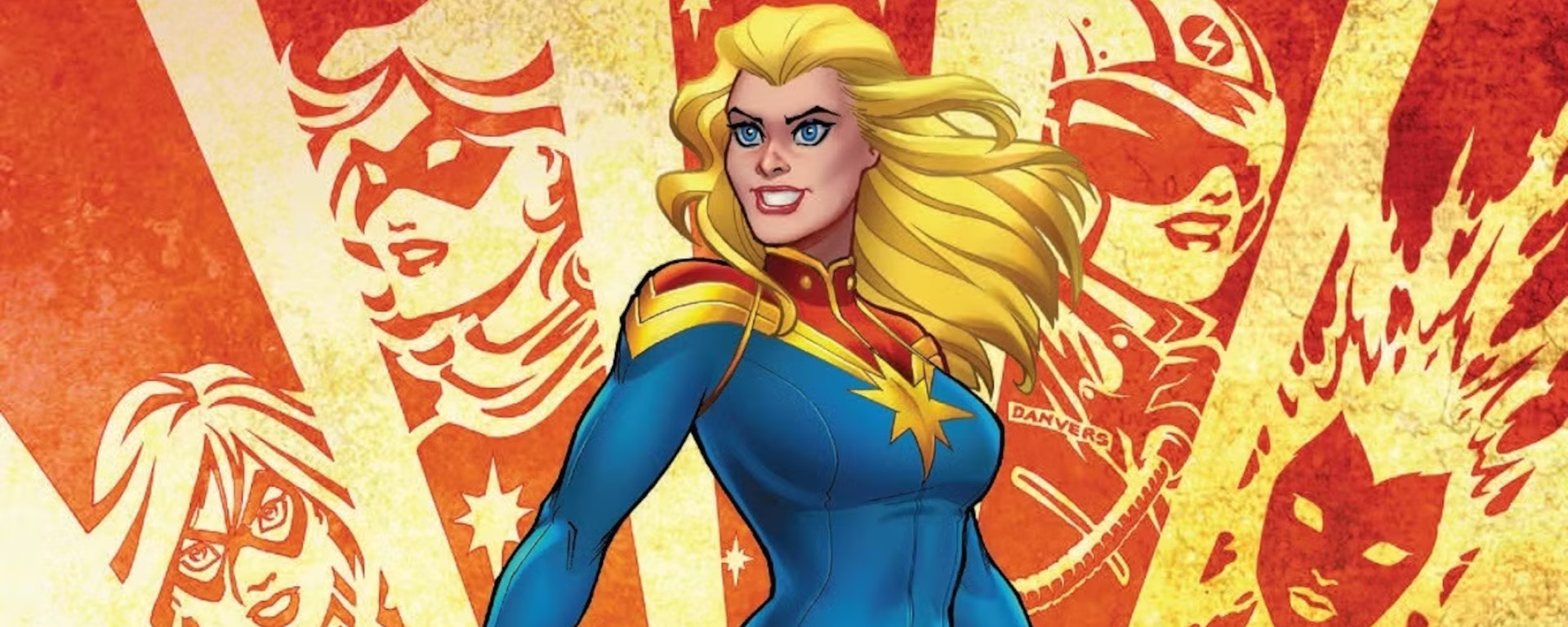 Captain Marvel Carol Danvers Declassified Header