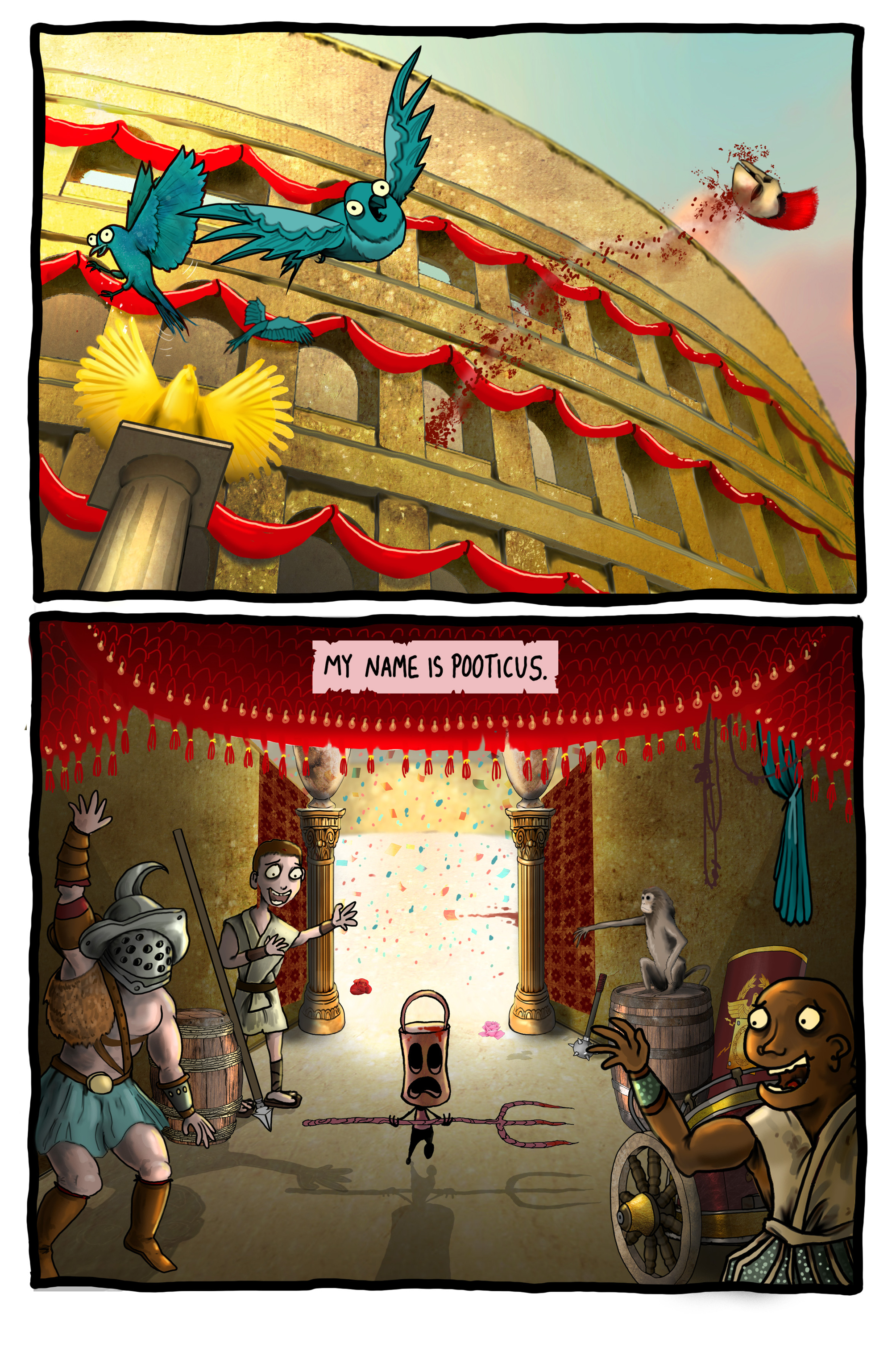 ROMAN DIRGE’S LENORE: THE TIME WAR #1 [Advance Review/Preview] – Kabooooom!