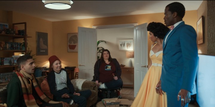 Doctor Who Lux Doctor and Belinda meet fans