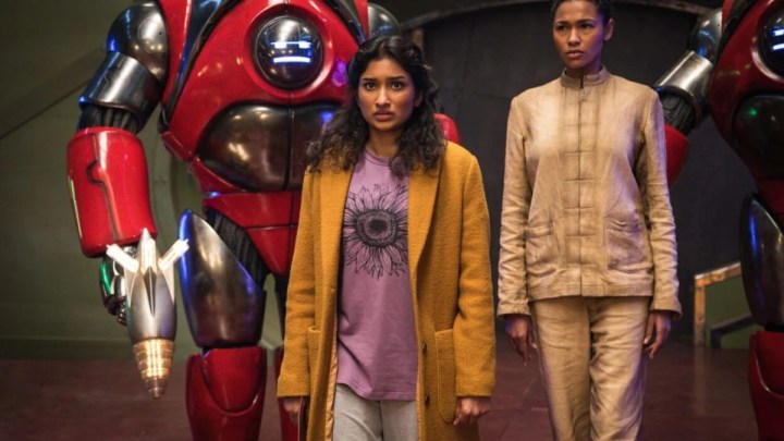 Doctor Who The Robot Revolution Belinda Chandra and Sasha 55