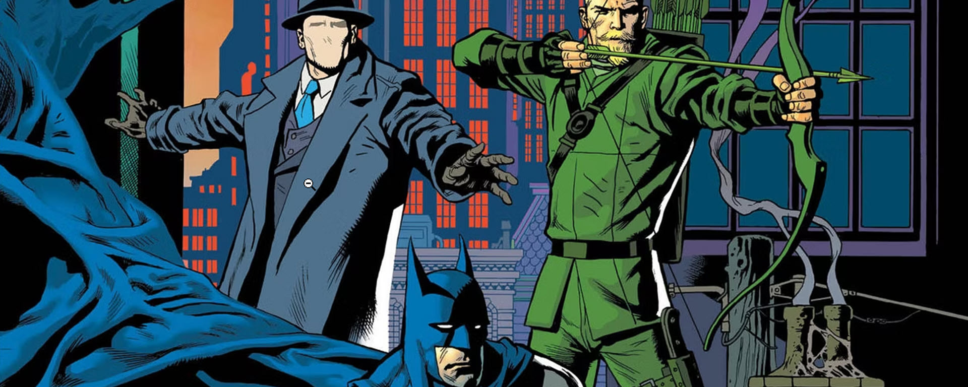 Batman Green Arrow The Question Arcadia #1 Header
