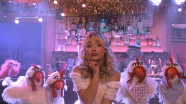 Sabrina Carpenter and Chickens in The Muppet Show 2026