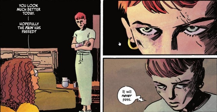 Kate Kane in a mental hospital in Batwoman #1