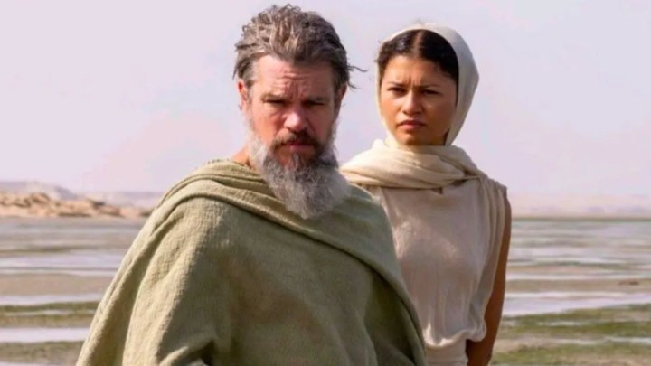 Matt Damon and Zendaya in The Odyssey