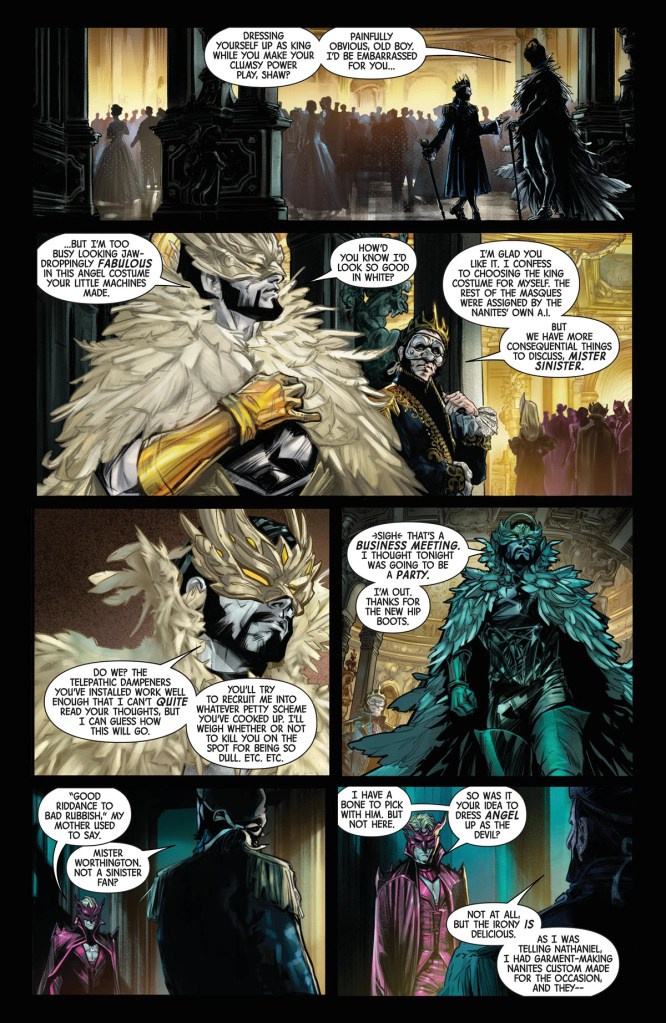 Sinister, Archangel and Sebastian Shaw in X-Men Hellfire Murder