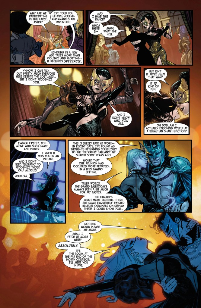 X-Men Hellfire Murder Kitty Pryde Namor and Emma Frost dance