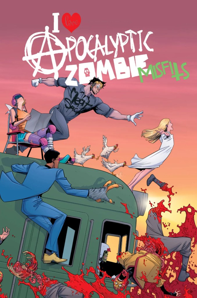 I Love Apocalyptic Zombie Misfits Cover